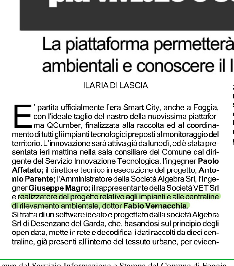 L’avvio del progetto e le centraline ambientali